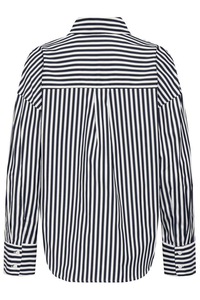 JDYVESPER L/S LOOSE SHIRT WVN NOOS 15338857 Cloud Dancer/TOTAL ECLIPSE
